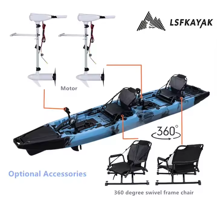 LSF 2025 신형 미국산 투인원 탠덤 낚시 카약 페 - Fishing Kayak Pedal Drive 리뷰 및 가격