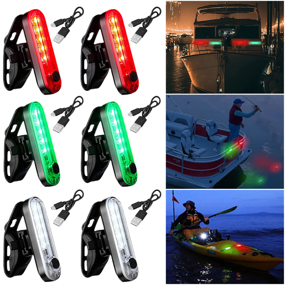 LED 보트 네비게이션 라이트 USB 충전 항해 신호  - Fishing Kayak Cart 리뷰 및 가격